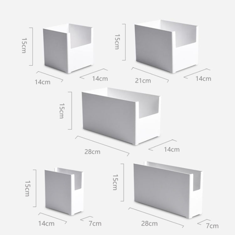 Cabinet Drawer Storage Organizer Box With Classification Label Clip, Style: