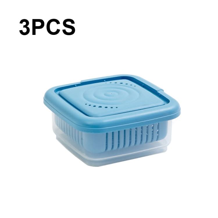 3 PCS Can Be Separated and Drained Fresh Keeping Box-Reluova