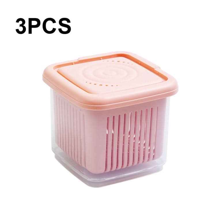 3 PCS Can Be Separated and Drained Fresh Keeping Box-Reluova