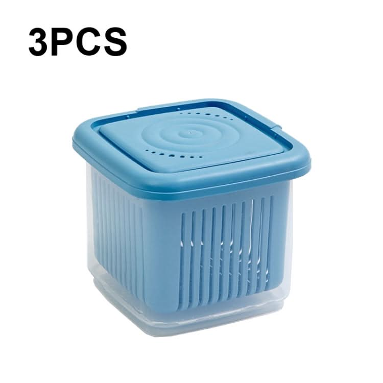 3 PCS Can Be Separated and Drained Fresh Keeping Box-Reluova