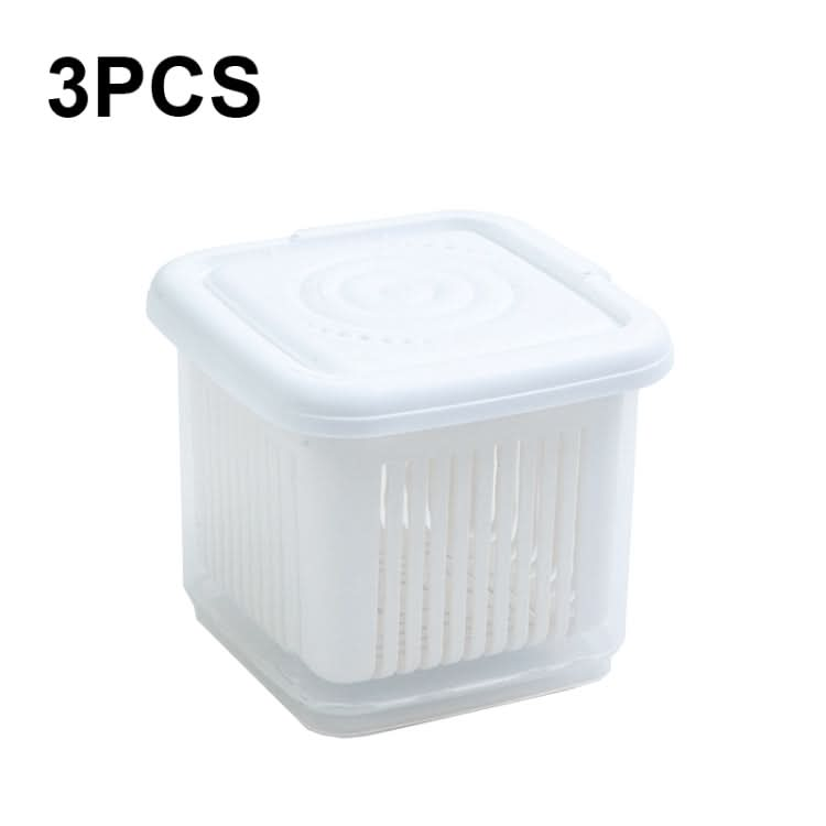 3 PCS Can Be Separated and Drained Fresh Keeping Box-Reluova