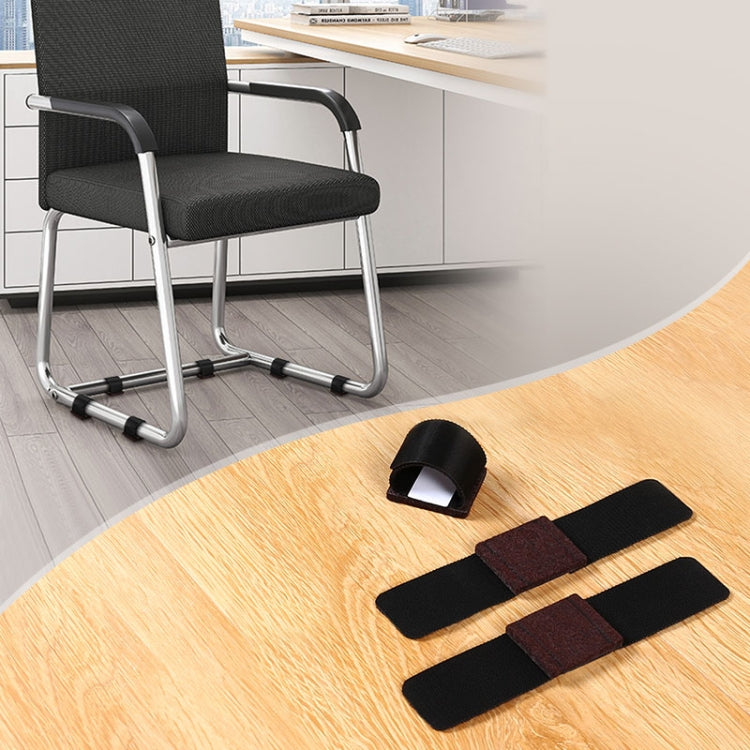 6 PCS U-shaped Iron Tube Dining Table Foot Cover Office Computer Chair Leg Protector My Store