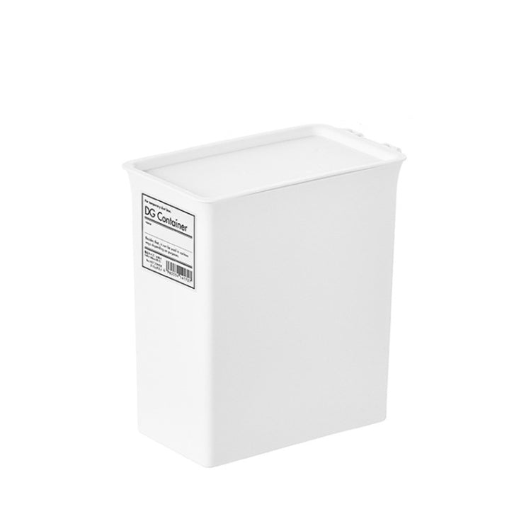 Moisture-proof and Dust-proof Washing Powder Storage Box With Label and Cover, Style: Wide