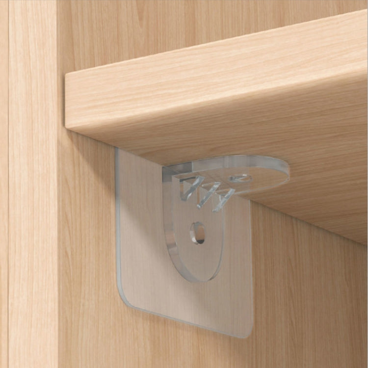 4pcs /Set Simple Firm Load Bearing Wardrobe Layered Partition Bracket, Size: My Store