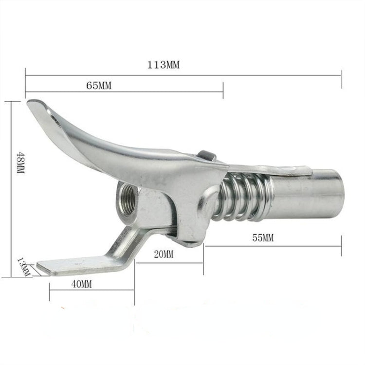 10000PSI Grease Coupler Coupling End Fitting 1/8 Inch NPT Adapter Connector ,Style: