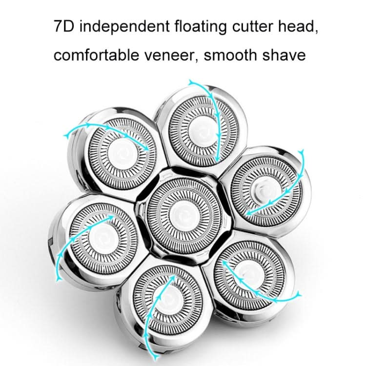 Shaver Replaceable Washable Double Ring Knife Mesh Floating Head Reluova