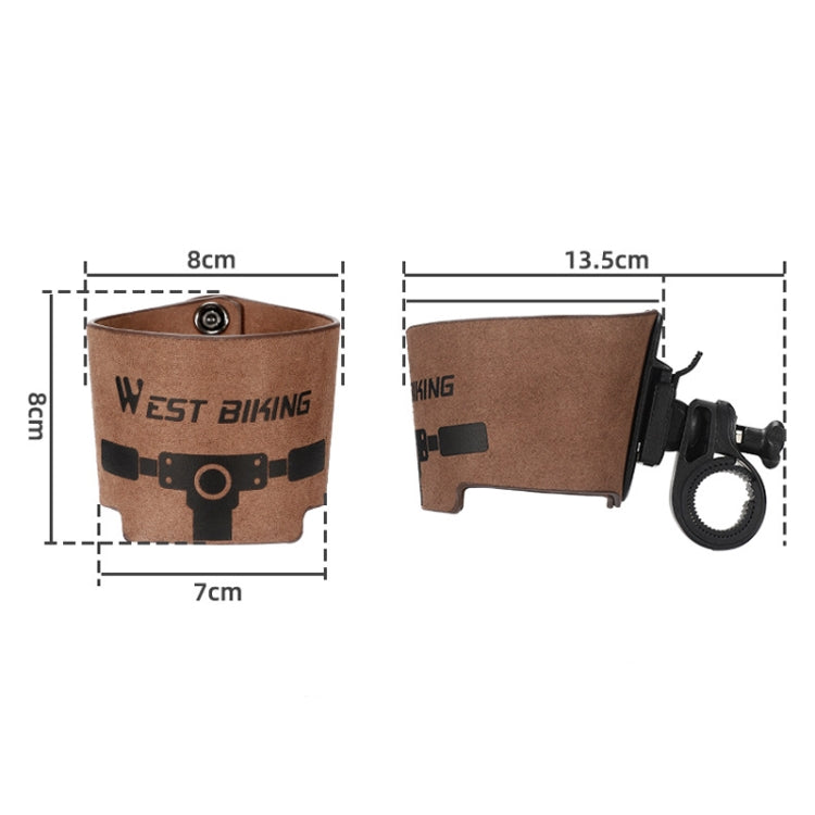 WEST BIKING YP0719298 Bicycle Cup Holder Handlebar Bottle Cage