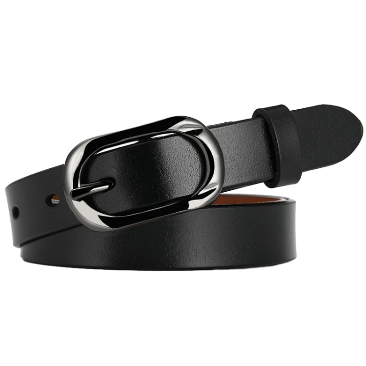 ZK--052 Soft and Wear-resistant Fine Cowhide Belt with Pin Buckle, Length: