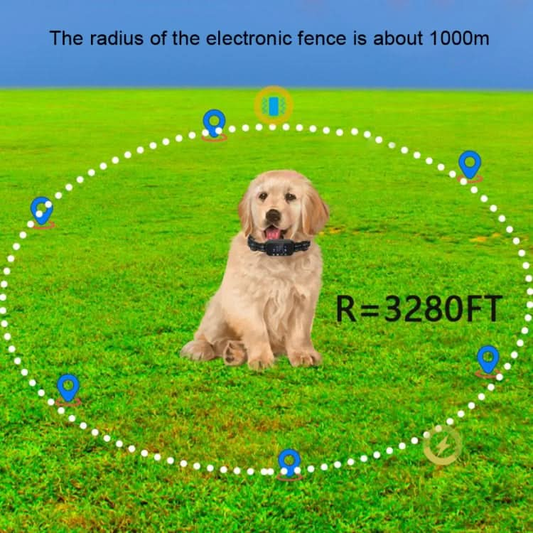 Dog Trainer Electronic Fence Smart GPS Wireless Bark Stop - Reluova