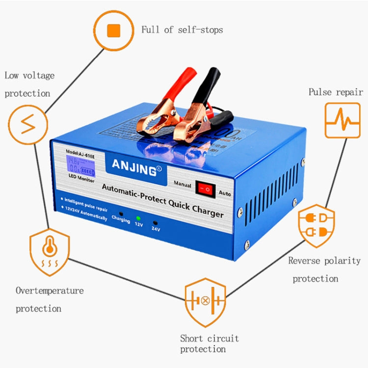 ANJING AJ-618E Battery Charger Car Battery Repairer ÎҵÄÉ̵ê