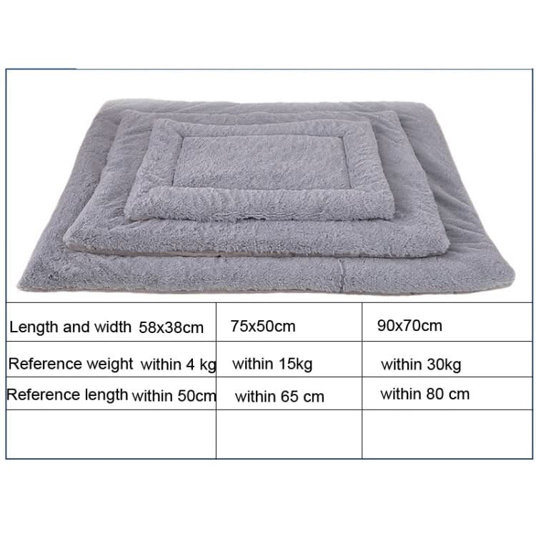 Double Sided Pet Mat Four Seasons Warm Dog Blanket,Size: - Reluova