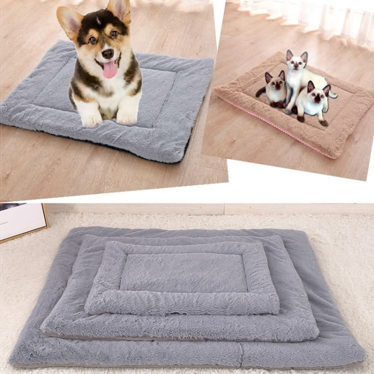 Double Sided Pet Mat Four Seasons Warm Dog Blanket,Size: - Reluova