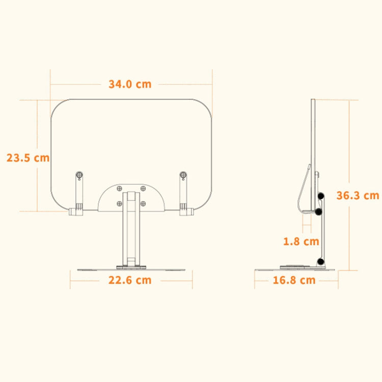 Reading Bookshelf Desktop 360-degree Rotation Multi-function Liftable Tablet Bracket My Store