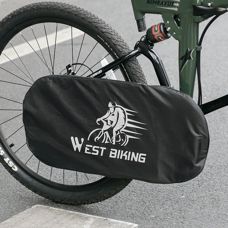 WEST BIKING YP0719301 Bicycle Dust Chain Cover Crankset Protective Cover Reluova