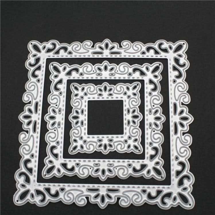 Square Lace Metal Hand Scrapbooking Embossing Cutting Die