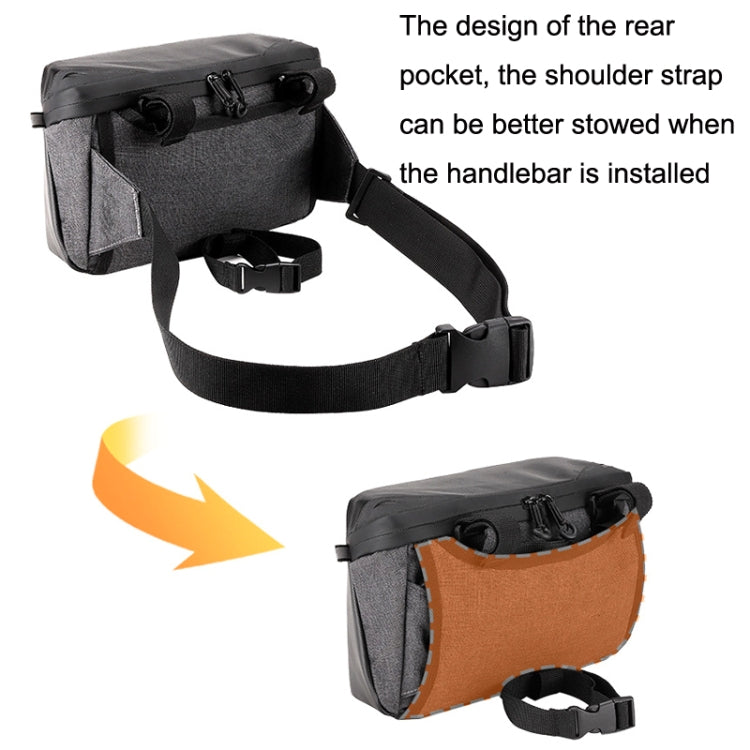 WEST BIKING YP0707298 Bicycle Handlebar Bag Multi-function Messenger Bag Scooter Head Bag Reluova