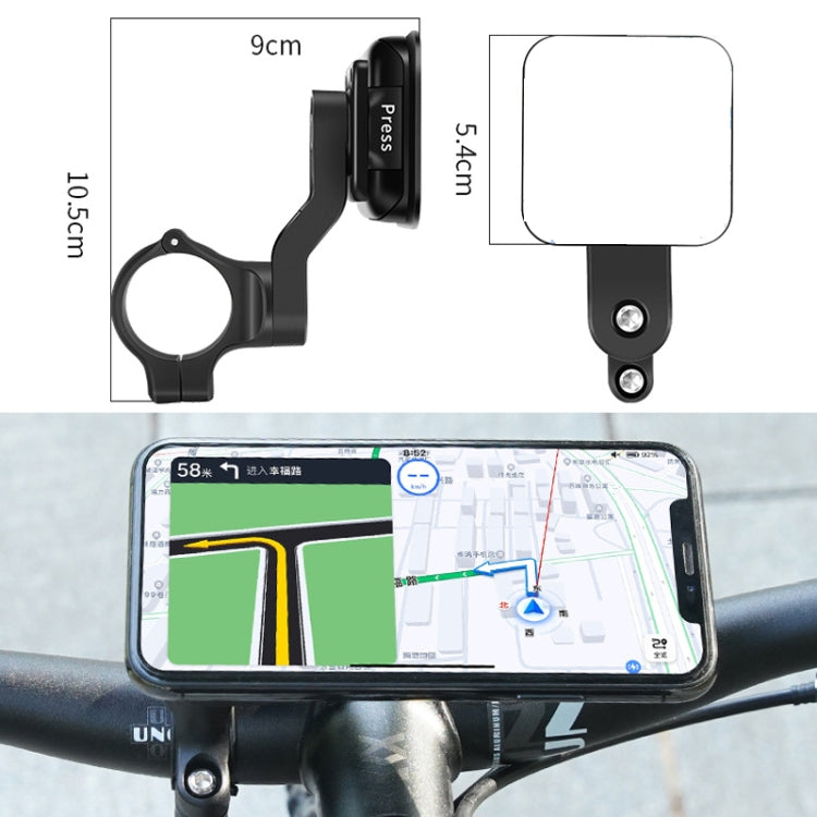 WEST BIKING YP0715060 Bicycle Strong Magnetic Attraction 360 Degree Rotating Navigation Phone Bracket