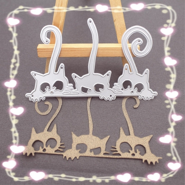 Three Kittens Metal Embossing Cutting Die My Store