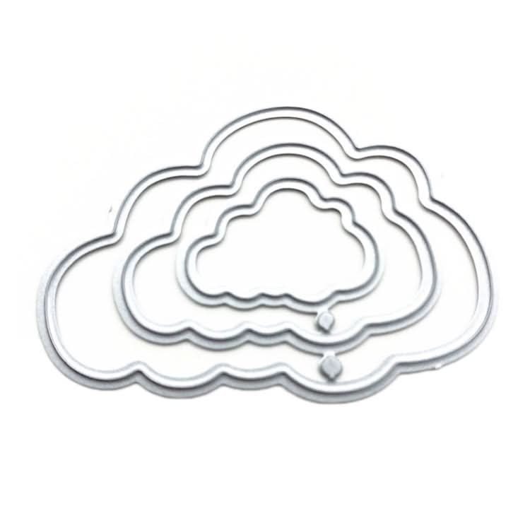 Three Clouds Metal Embossing Cutting Die Paper Quilling Die Reluova