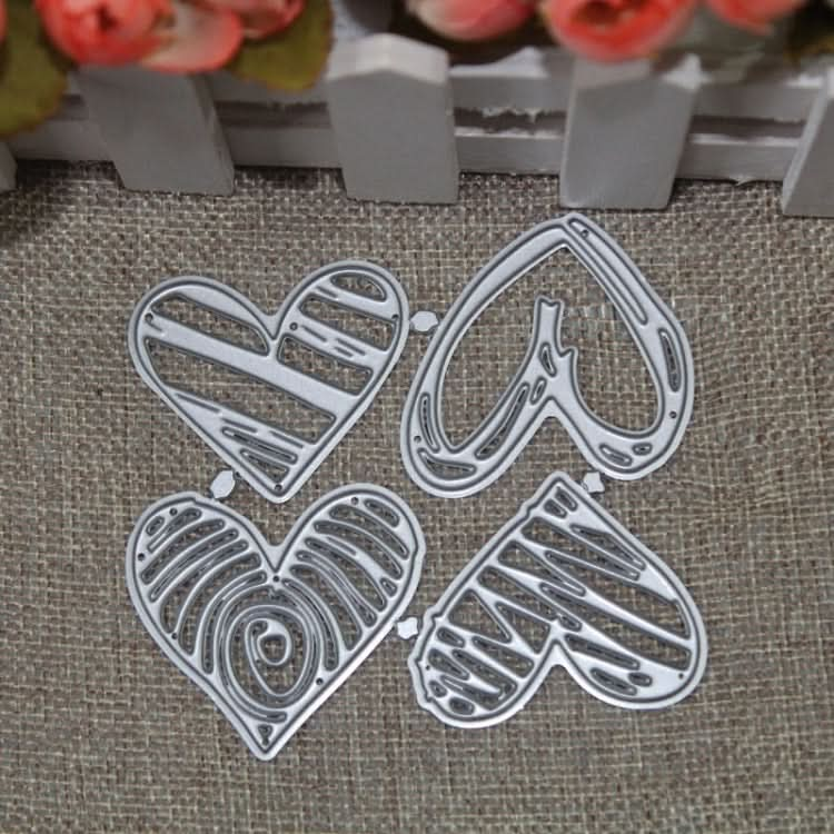 Heart Shaped Metal Embossed Paper Art Cutting Die