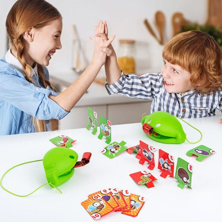 BY-0003 Frog Tongue Out Board Game Parent-child Interactive Desktop Toy Reluova