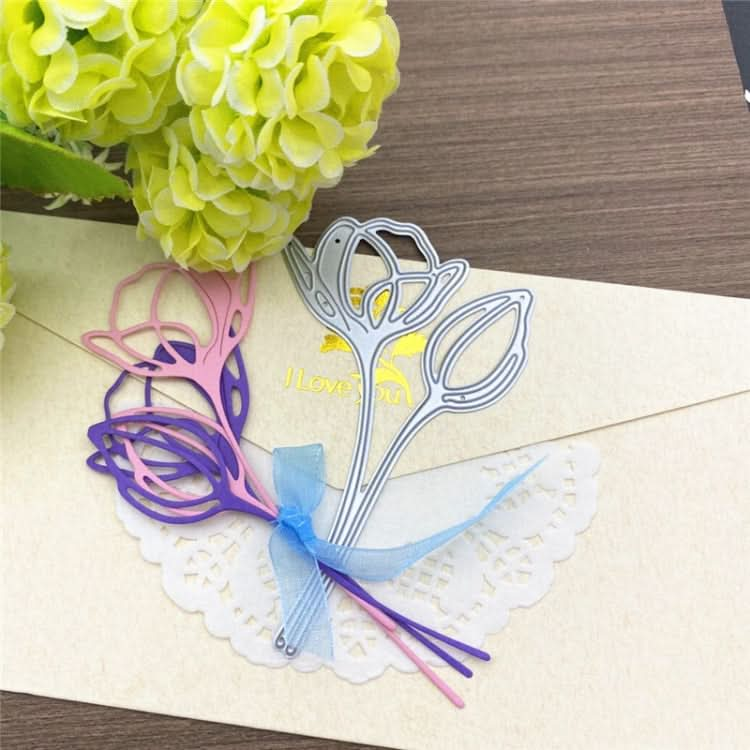 Tulip Petals Handicraft Embossing Cutting Die Reluova