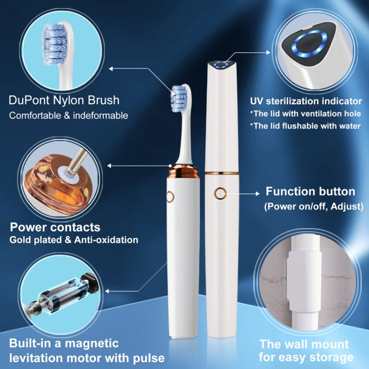 HT10 Smart UV Sterilization Sonic Electric Toothbrush Портативная дорожная электрическая зубная щетка