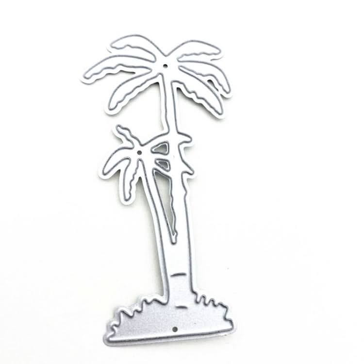 5 PCS Seaside Coconut Tree Handicraft Metal Embossing Cutting Die