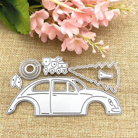 Car Christmas Tree Metal Paper Art Leather Cutting Die