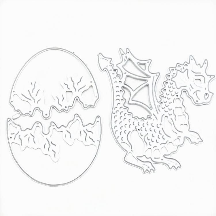 Dinosaur Egg Metal Embossed Paper Art Leather Cutting Die Reluova