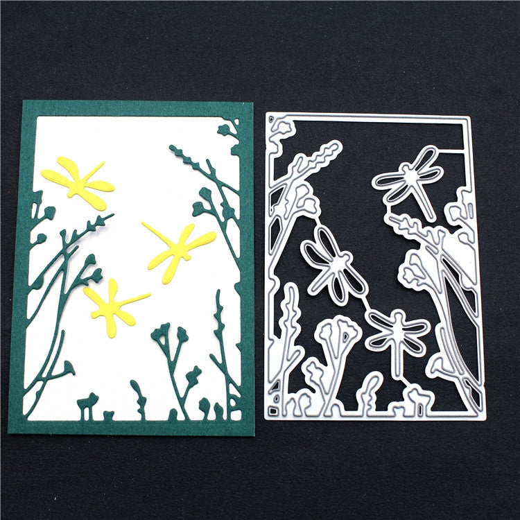 Three Dragonflies Metal Embossing Cutting Die My Store