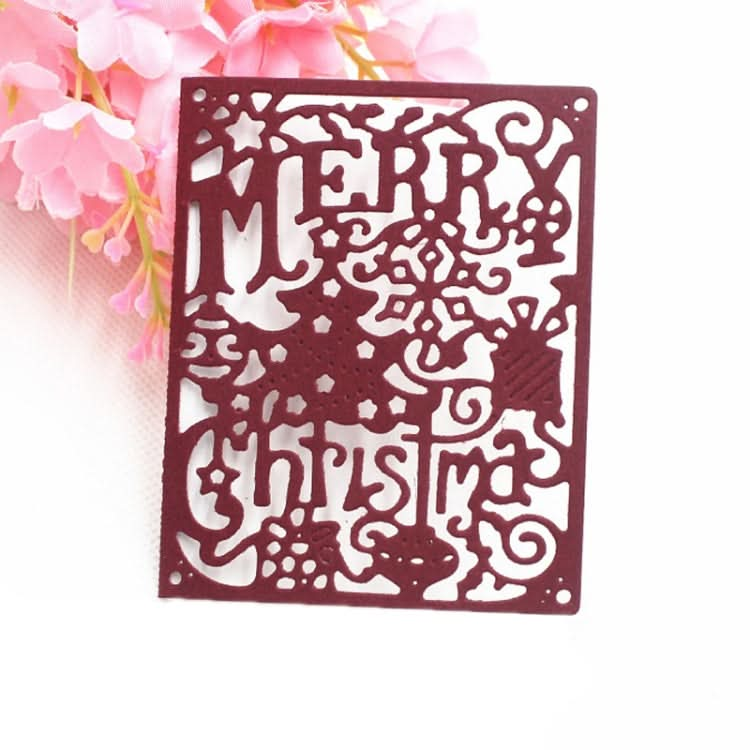 Christmas Alphabet Scrapbook Cutting Die