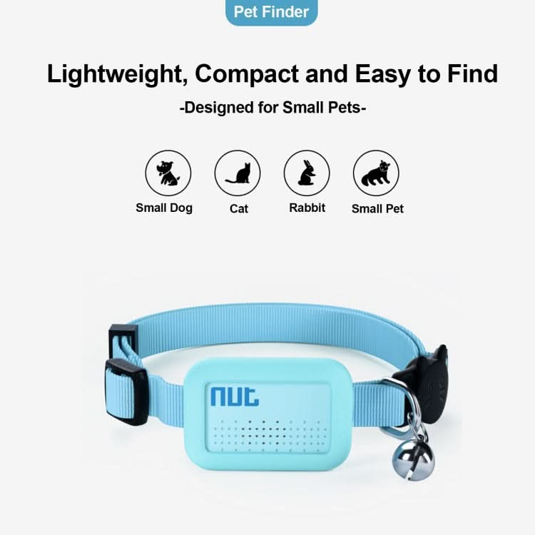 NUT Pet GPS BluetoothLocator Anti-lost Collar Dog Cat Smart Positioning Tracker - Reluova