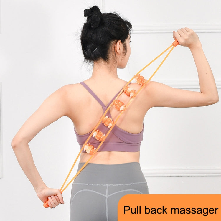 3PCS Plastic Back Puller Shoulder Waist Back Manual Roller Massager, Style:-Reluova