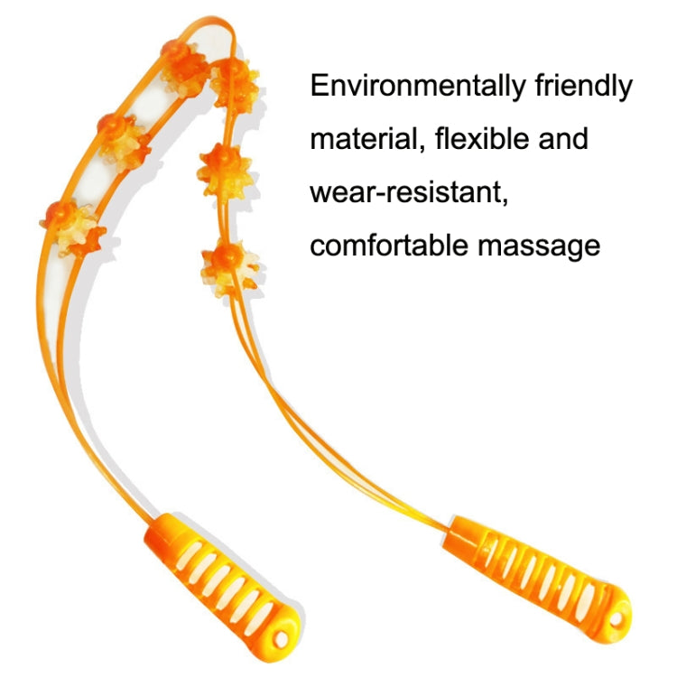 3PCS Plastic Back Puller Shoulder Waist Back Manual Roller Massager, Style: