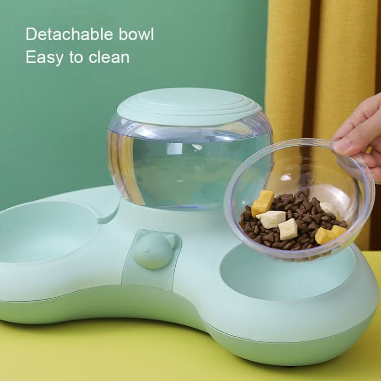 Automatic Drinking Water Feed Double Bowl Anti-overturning Dog Basin - Reluova