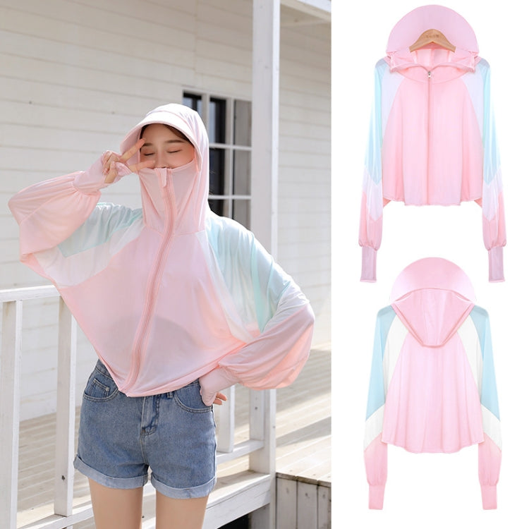 Women Short Shawl Hooded Breathable Sun Protection Clothes Outdoor Reluova