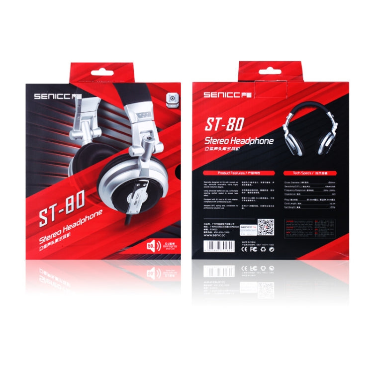 SENICC ST-80 Head-mounted HIFI Headset Spring Line Headset My Store