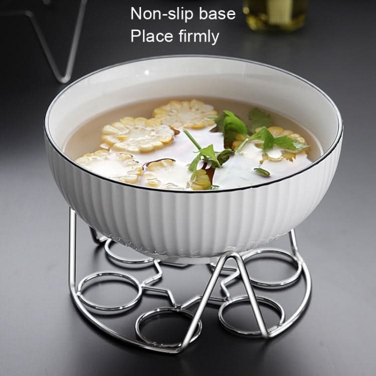 2 PCS Kitchen Stainless Steel Steamed Egg Rack, Style:-Reluova