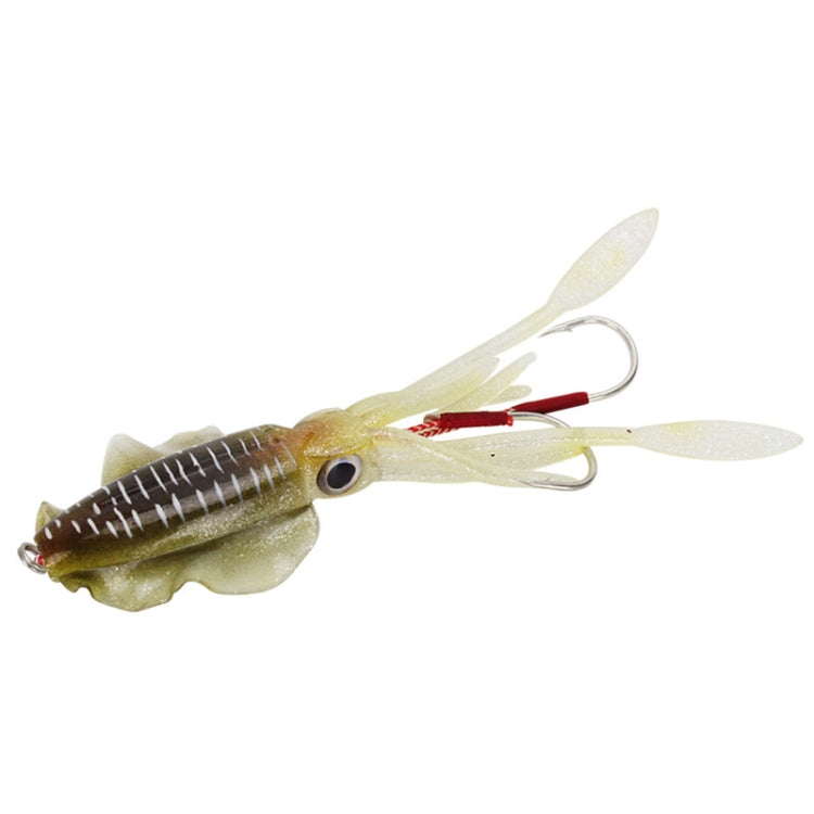 15cm 60g Sea Fishing Fake Bait Deep Sea Squid Soft Bait, Style: