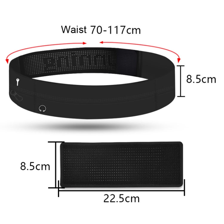 Running Waist Bag Invisible Outdoor Marathon Phone Storage Belt Reluova