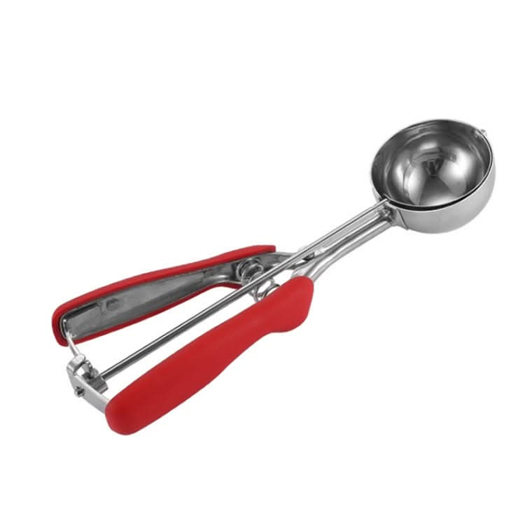 304 Stainless Steel Silicone Handle Ice Cream Scoop, Diameter-Reluova