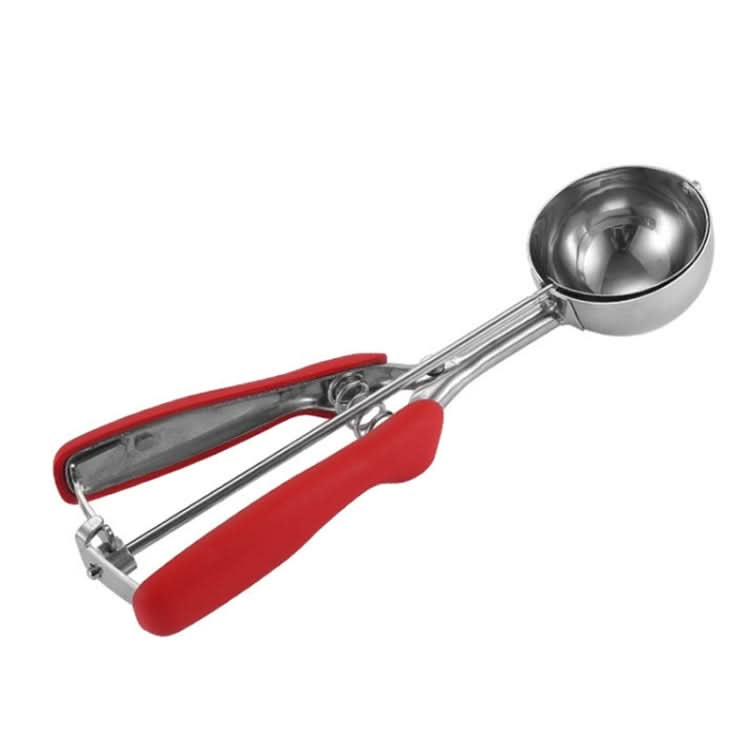 304 Stainless Steel Silicone Handle Ice Cream Scoop, Diameter-Reluova