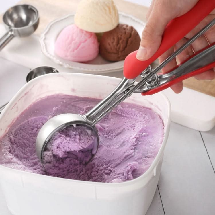 304 Stainless Steel Silicone Handle Ice Cream Scoop, Diameter