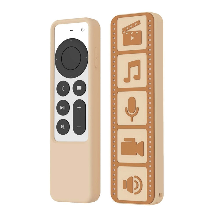 Silicone Remote Controller Waterproof Anti-Slip Protective Cover For Apple TV 4K 2021