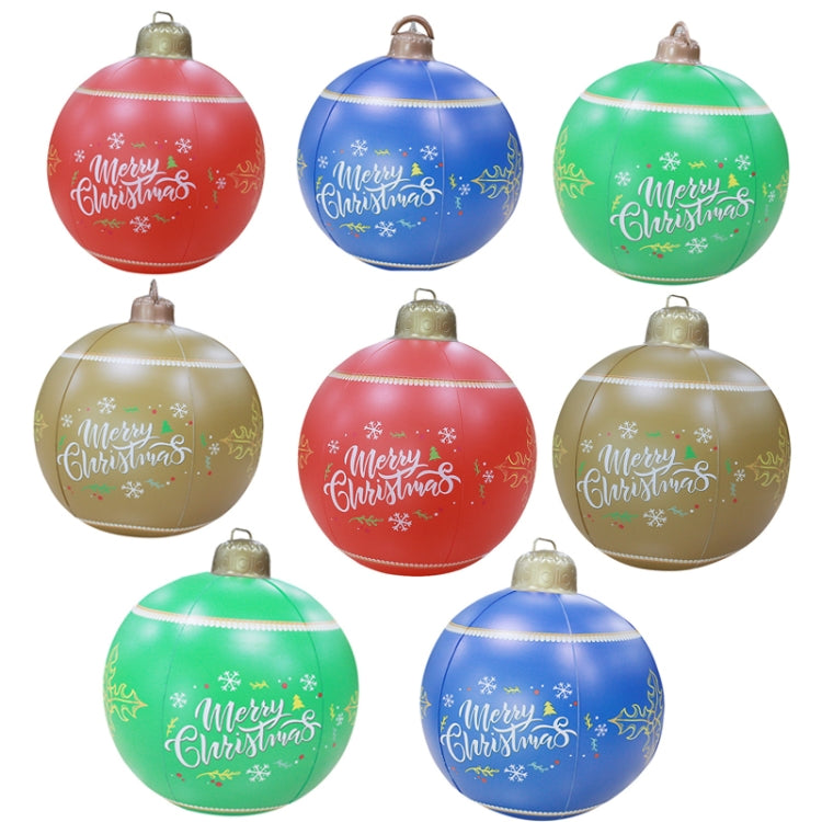 MT709 Inflatable Christmas Ball Yard LED Remote Control Glowing Ball Christmas Ornament, Style: