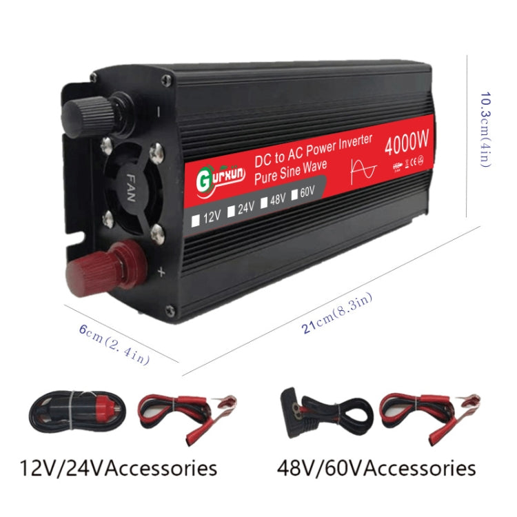 Gurxun 4000W Home Car Power Converter Sine Wave Inverter ÎҵÄÉ̵ê