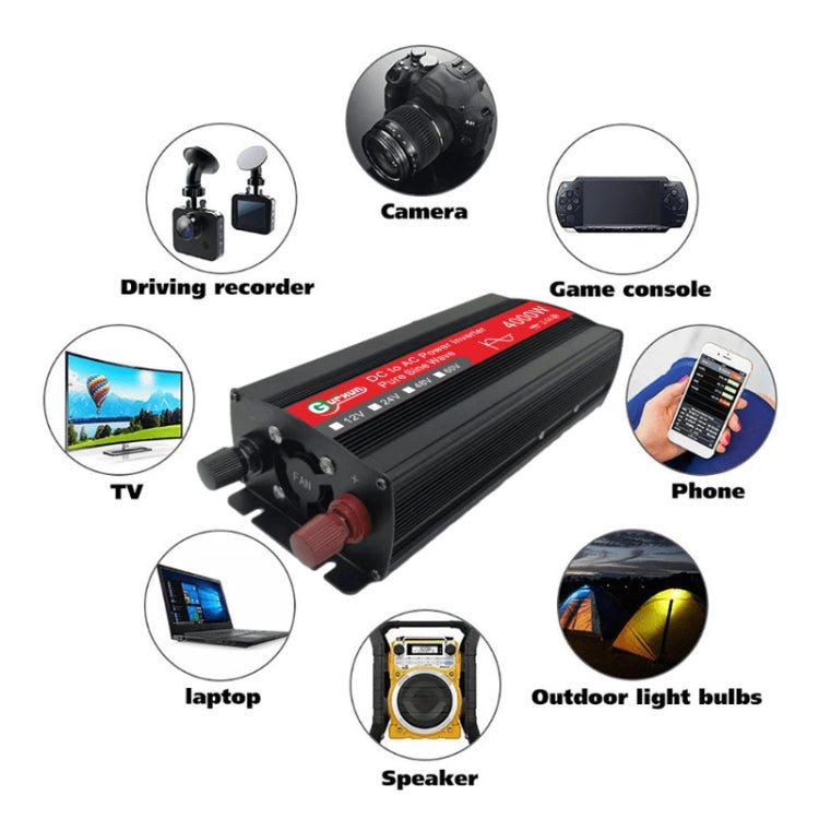 Gurxun 4000W Home Car Power Converter Sine Wave Inverter ÎҵÄÉ̵ê