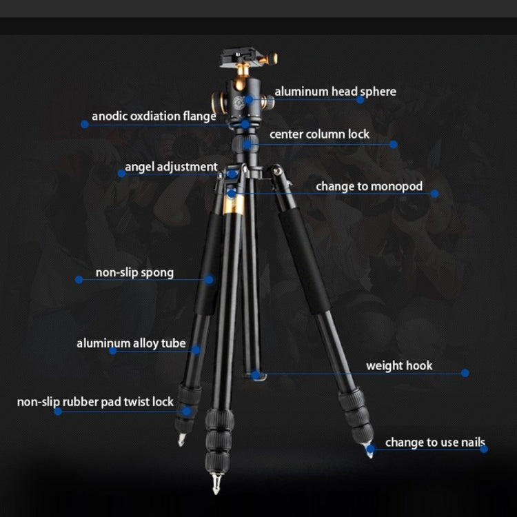 QingZhuangShiDai  Q999B Portable and Stable Photography SLR Digital Camera Tripod