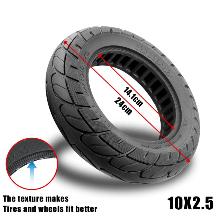 X0375 Electric Scooter 10 inch Explosion-proof Rubber Tire For Ninebot Max G30 Reluova